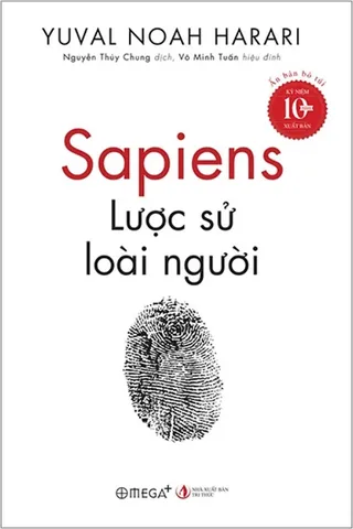 Bìa sách Sapiens: Lược sử loài người