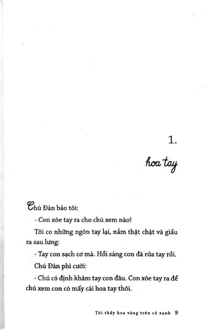 Trang ruột - Tôi thấy hoa vàng trên cỏ xanh