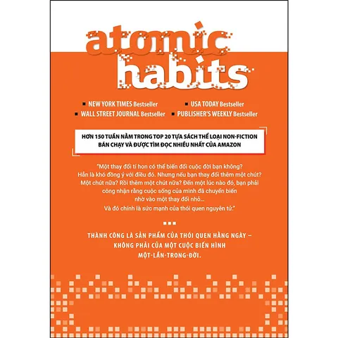 Bìa sau - Atomic Habits