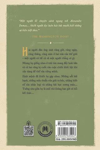 Bìa sau - Hai số phận