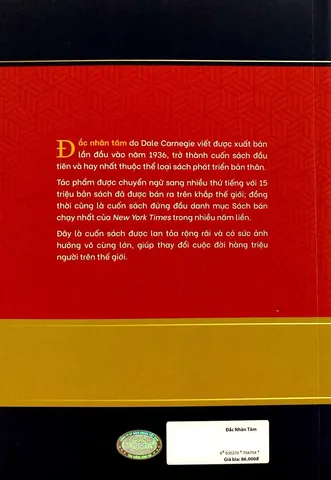 Bìa sau - Đắc nhân tâm