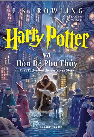 Bìa sách Harry Potter và Hòn đá Phù thủy