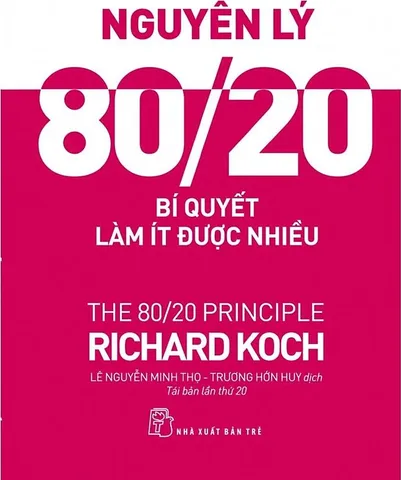 Bìa sách Nguyên lý 80/20
